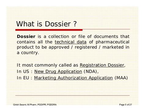 what is the dossier|dossier official site.